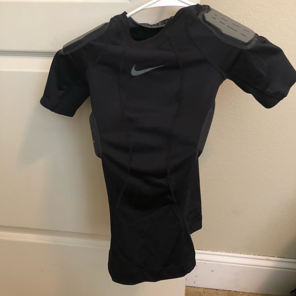 Football under shirt